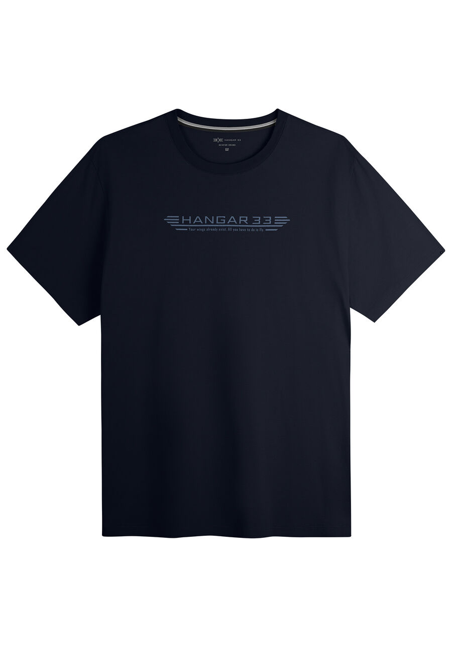 Camiseta masculina de algodão big and tall, MARINHO IMPERIO. Camiseta masculina de algodão big and tall, MARINHO IMPERIO, large.