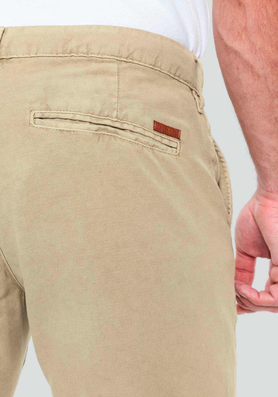 Bermuda Sarja Masculina Reta Estonada, BEGE SYSTEM. Bermuda Sarja Masculina Reta Estonada, BEGE SYSTEM, large.