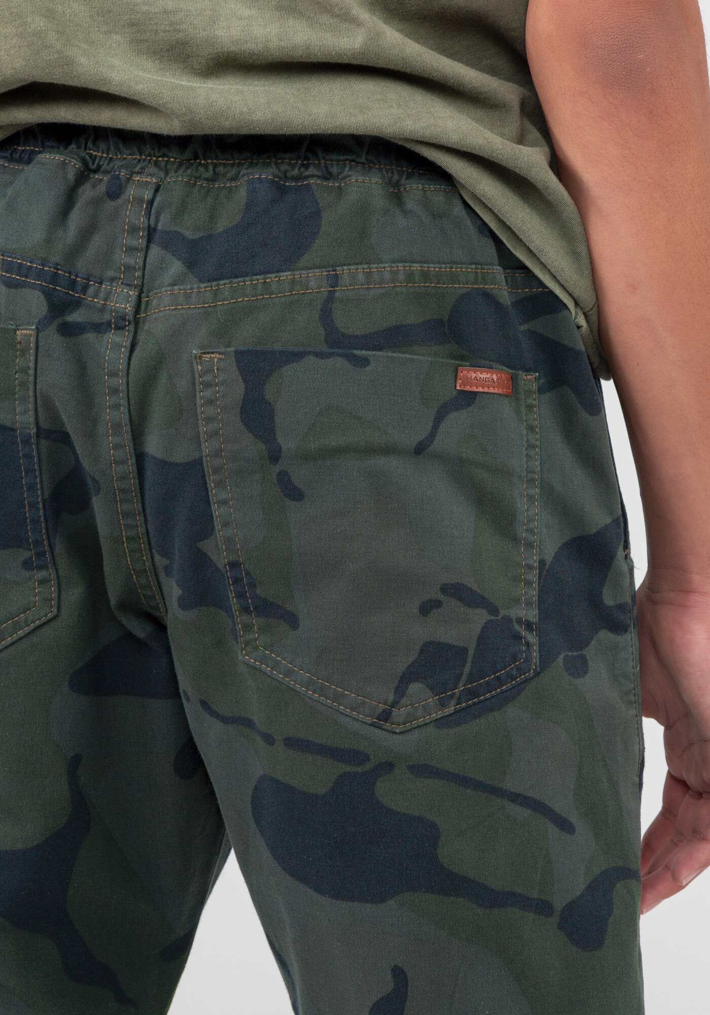 Cal a Jogger Juvenil em Sarja Camuflada Hangar 33