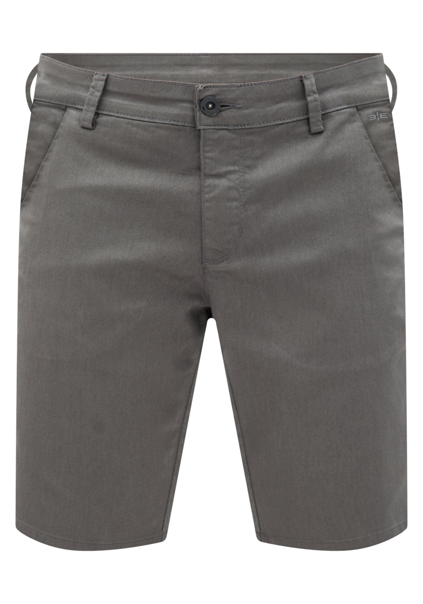 Bermuda Reta Radial Em Sarja N&atilde;o Desbota, CINZA COUNTRY, large.