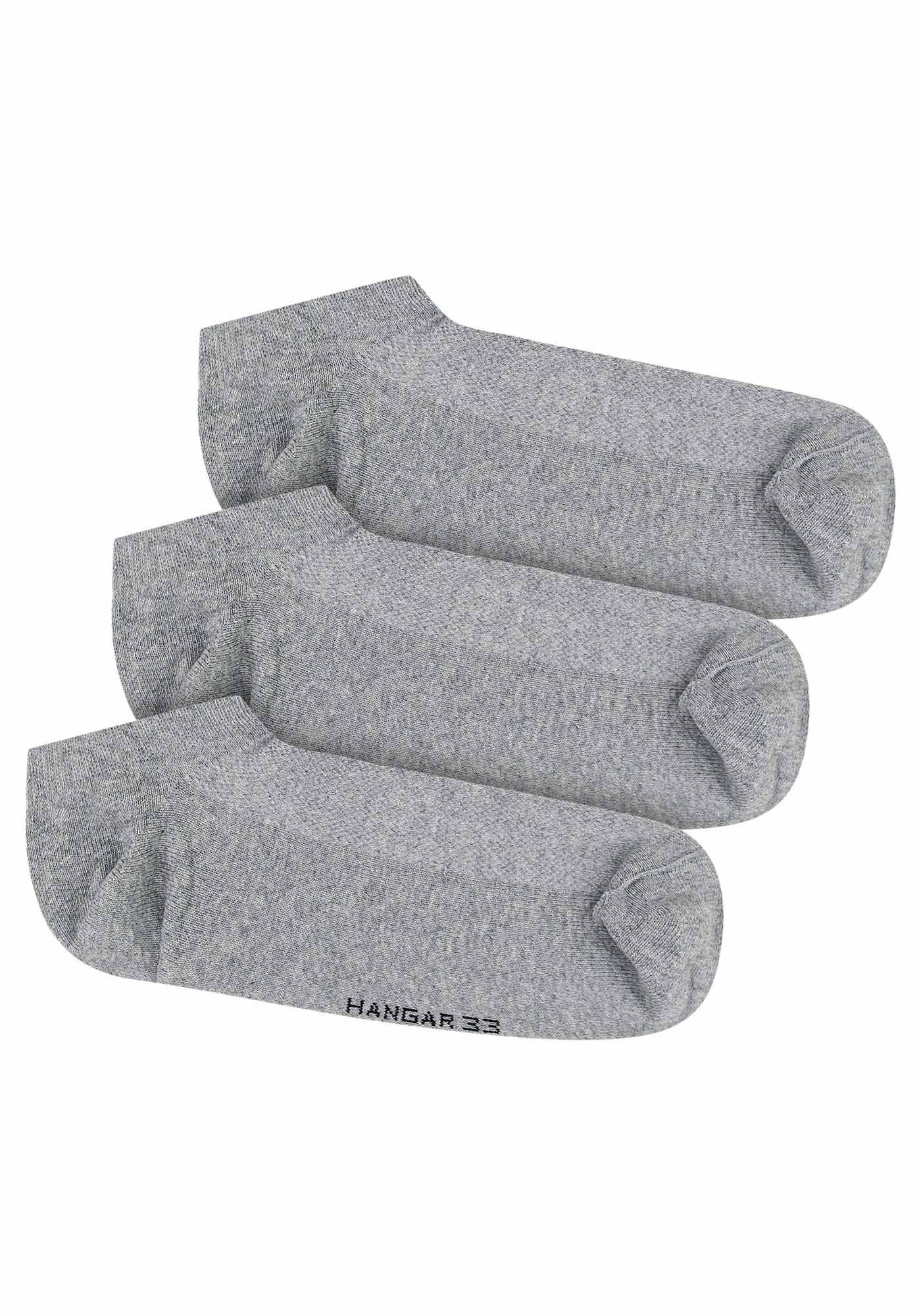 Kit Com 3 Pares De Meia Com Cano Invis&iacute;vel, MESCLA ESCURO, large.