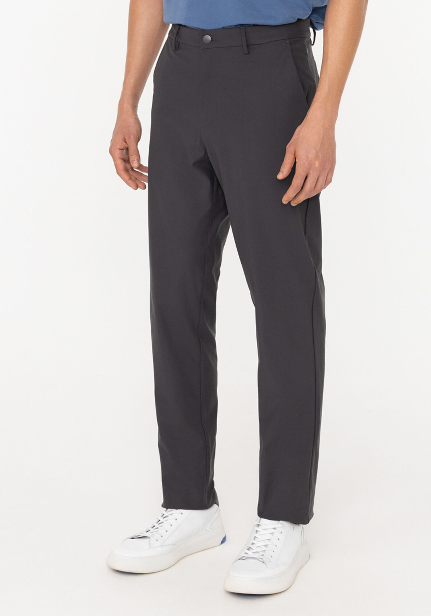 Cal&ccedil;a Com Bolsos E Passantes No C&oacute;s, CINZA NIGHTCALL, large.