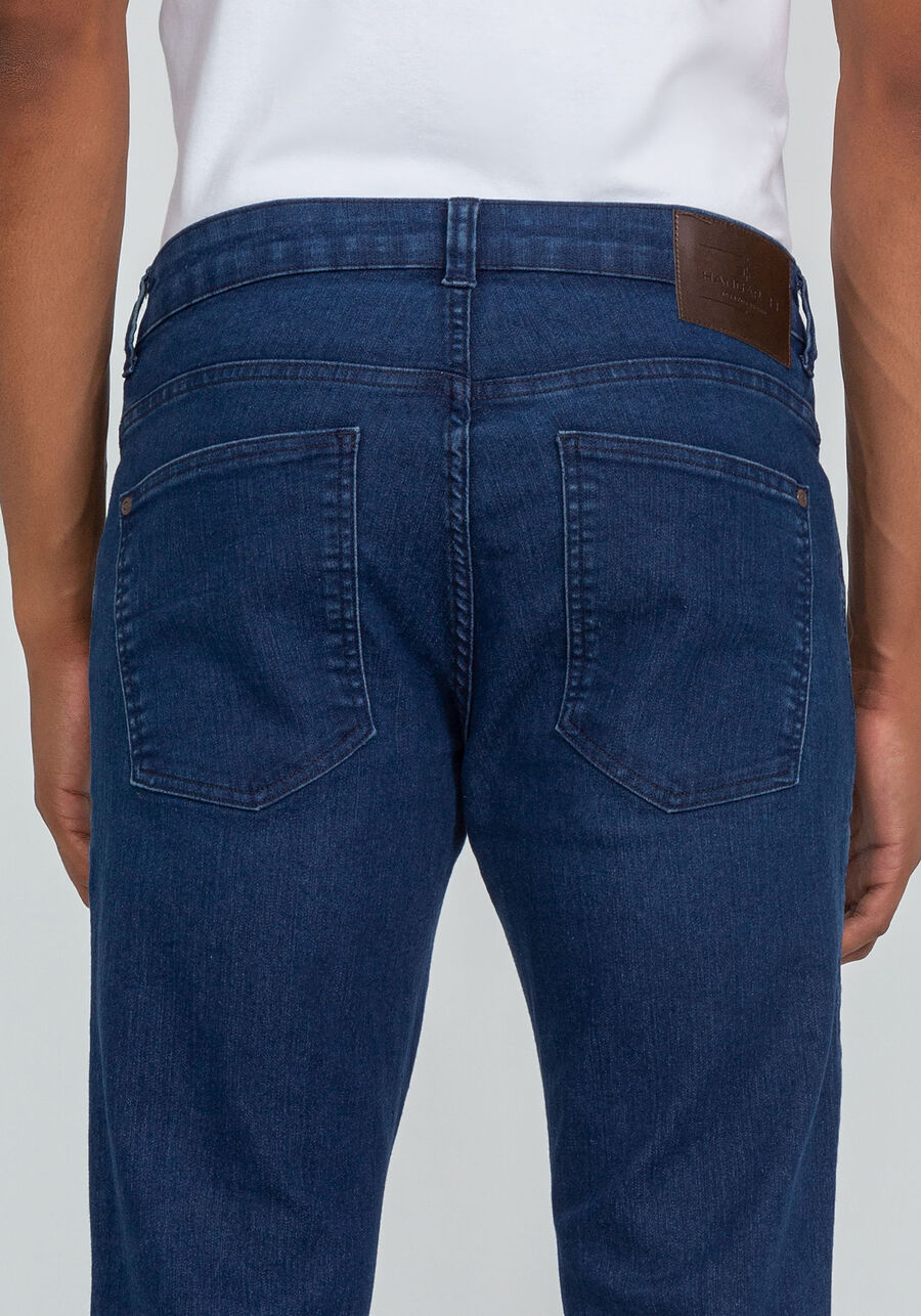 Calça Jeans Reta Antidesgaste, JEANS. Calça Jeans Reta Antidesgaste, JEANS, large.