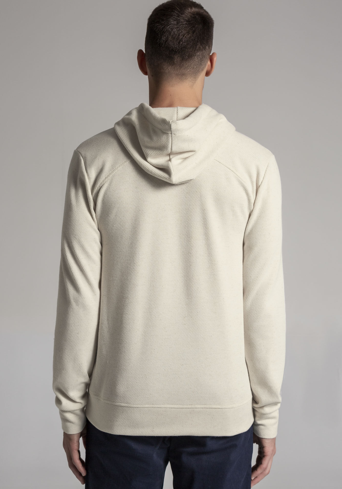 Blus&atilde;o Masculino Tal Pai Tal Filho em Moletom Lino, BEGE SYSTEM, large.