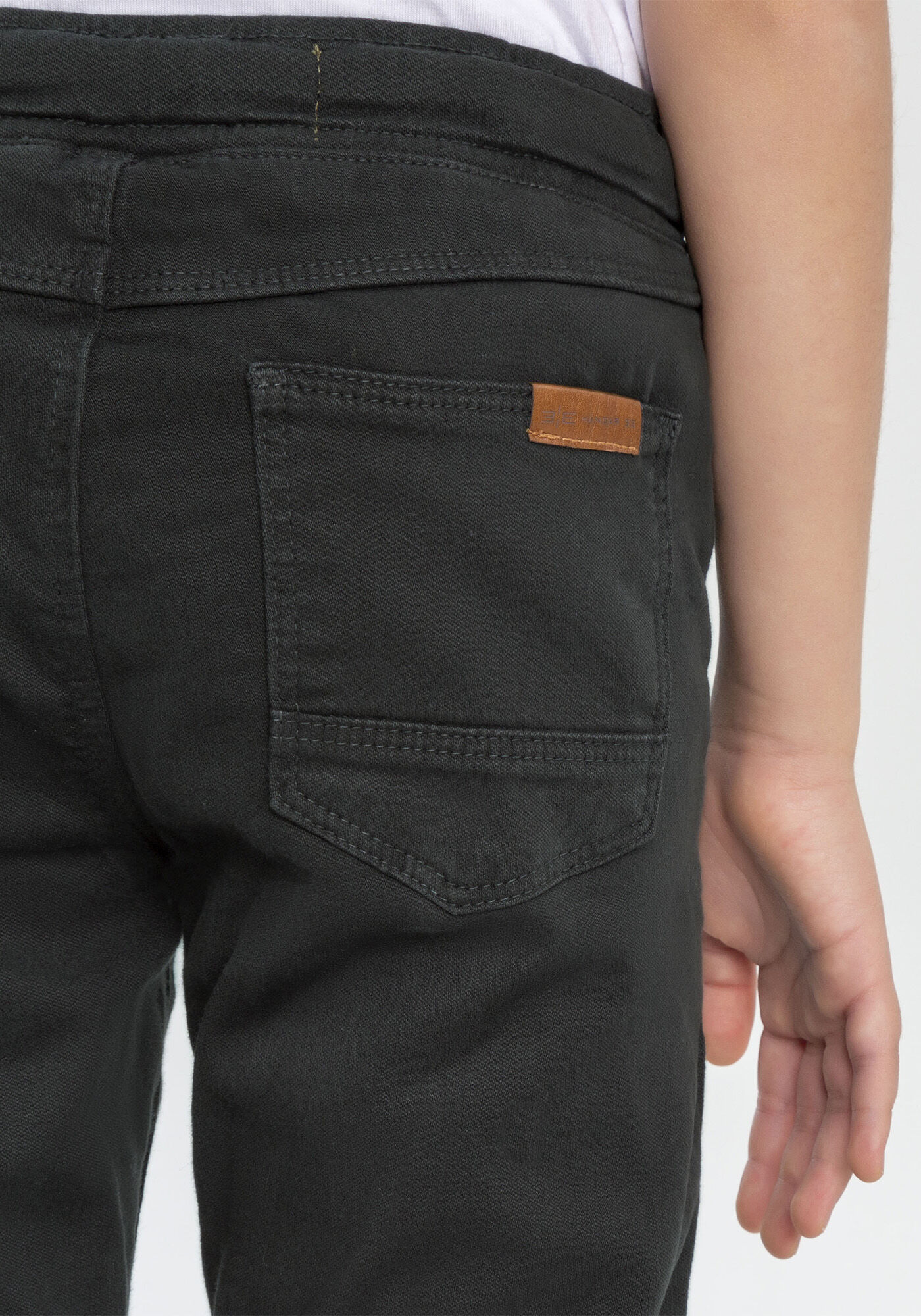 Cal&ccedil;a Sarja Infantil Menino Jogging com Elastano, VERDE FURIA, large.