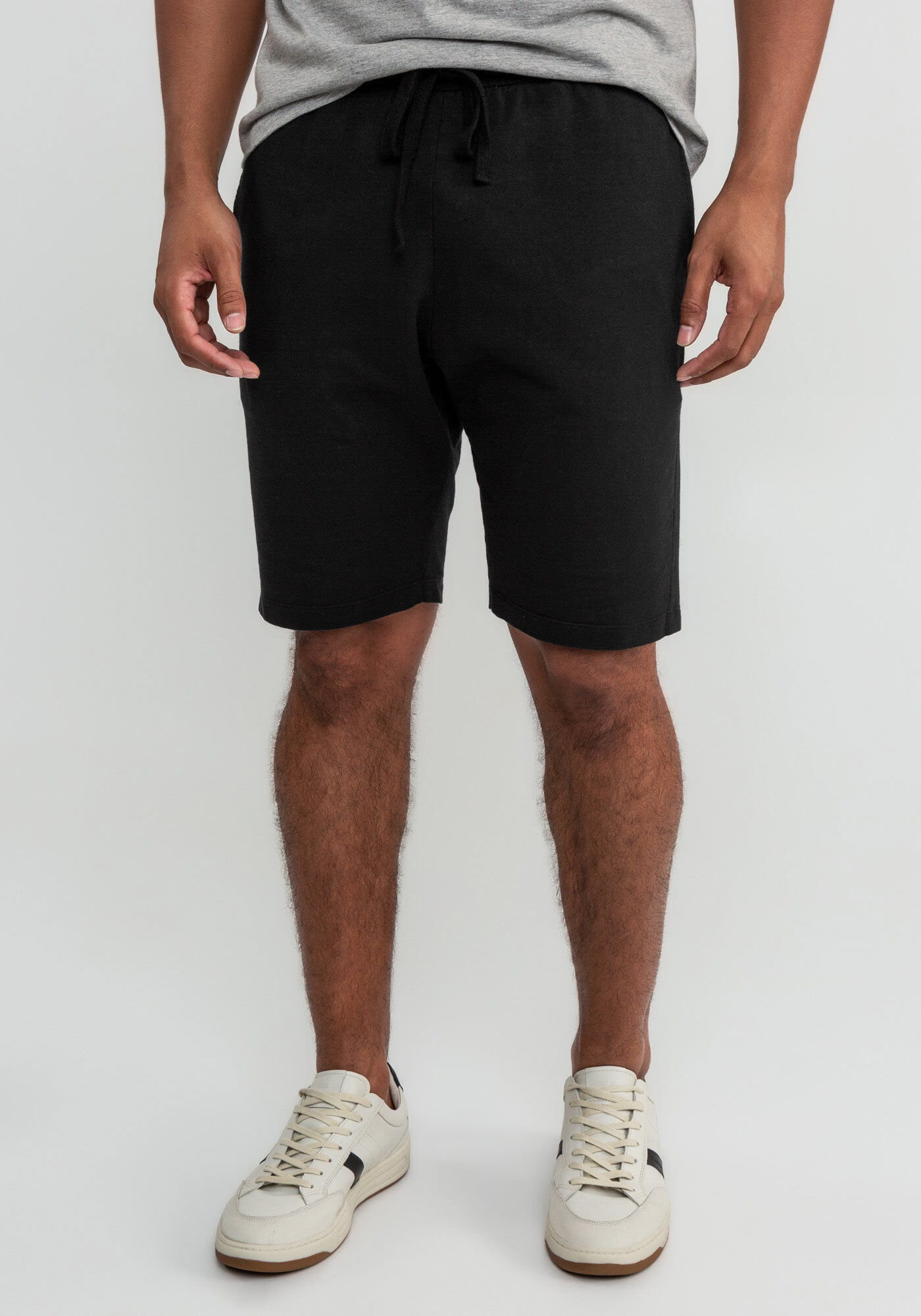 Bermuda Masculina em Moletom Tal Pai Tal Filho, PRETO REATIVO, large.