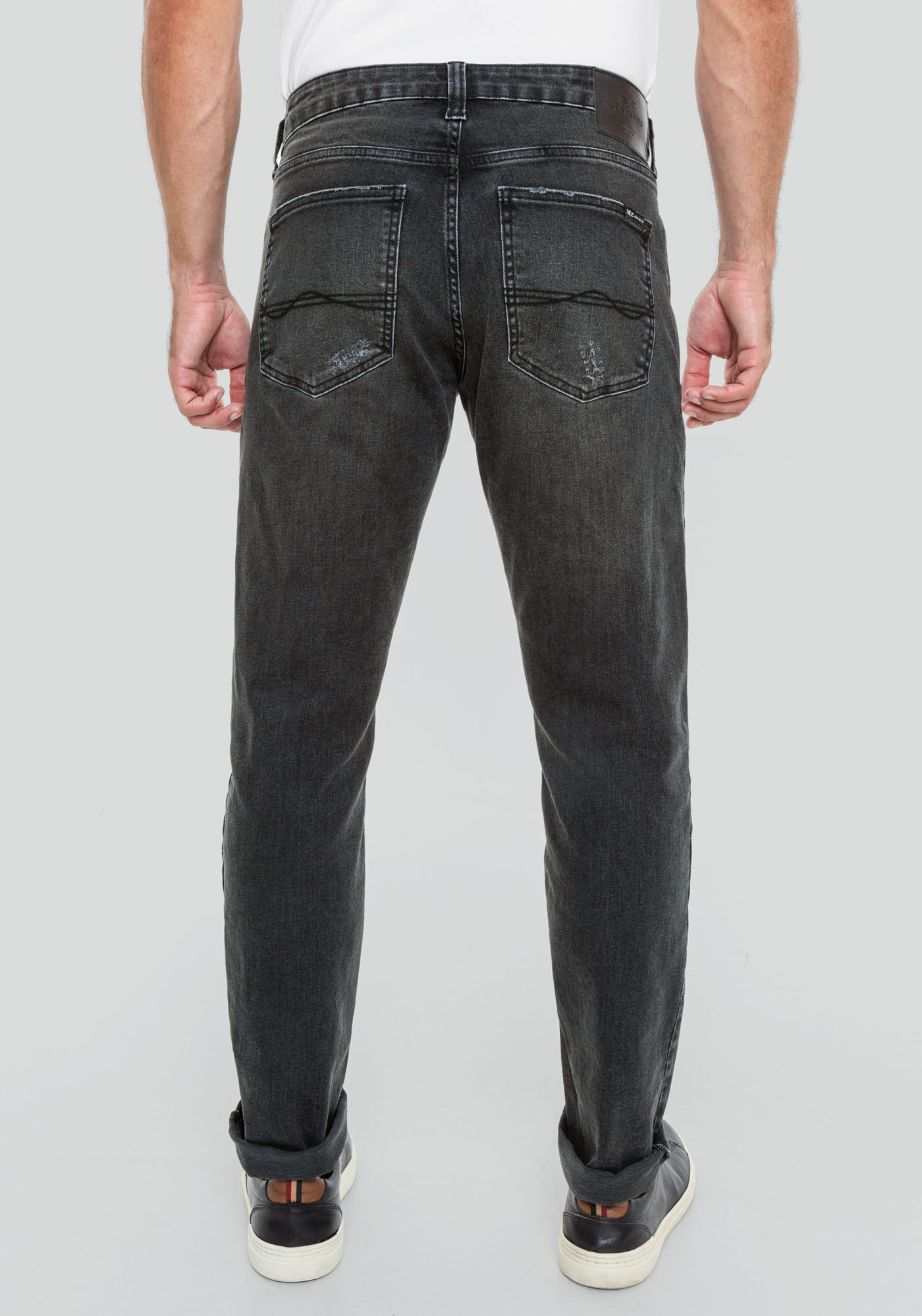 Calça jeans masculina preta new arrivals