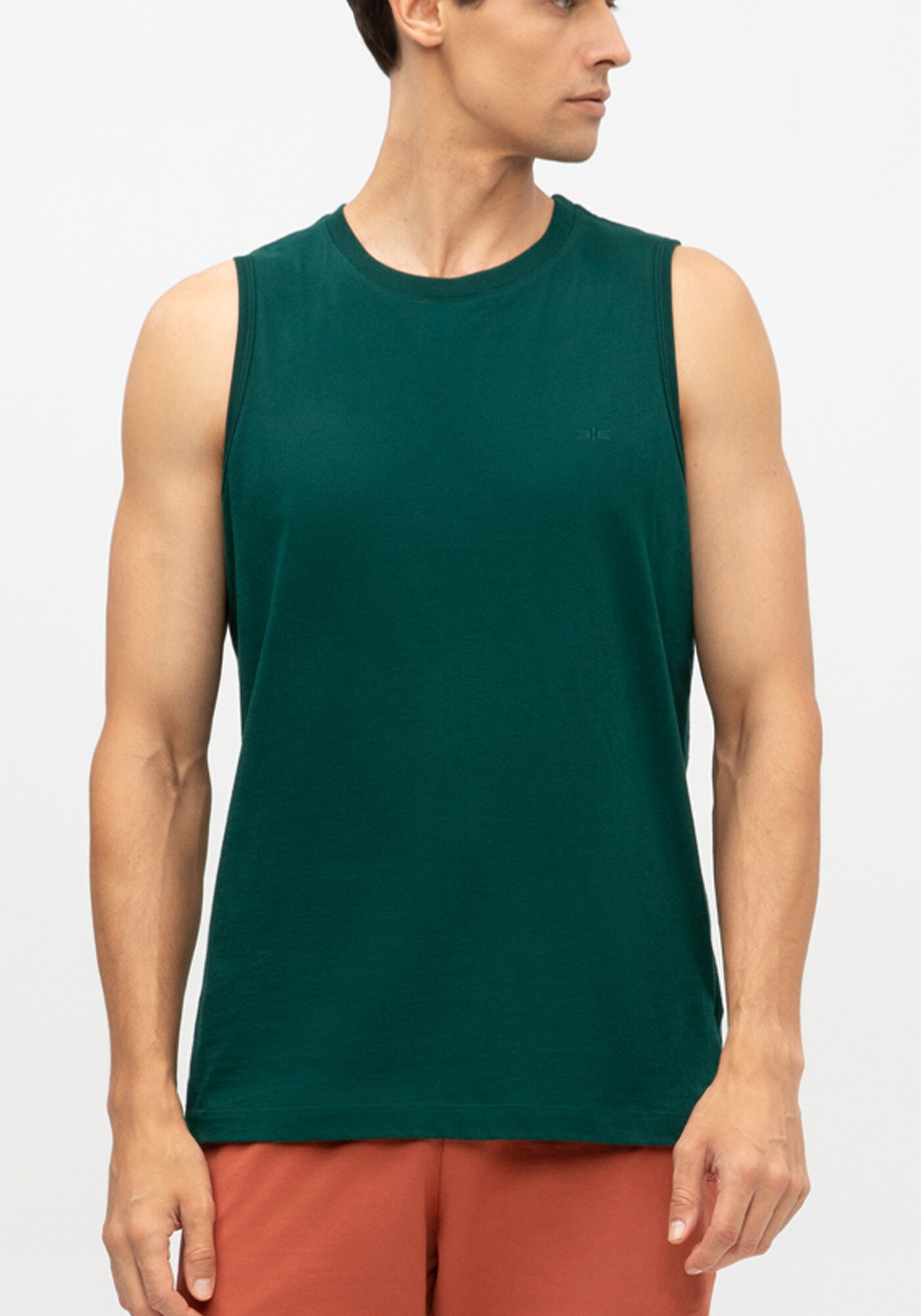 Regata Colors Em Meia Malha De Algod&atilde;o Respons&aacute;vel, VERDE ARABESQUE, large.