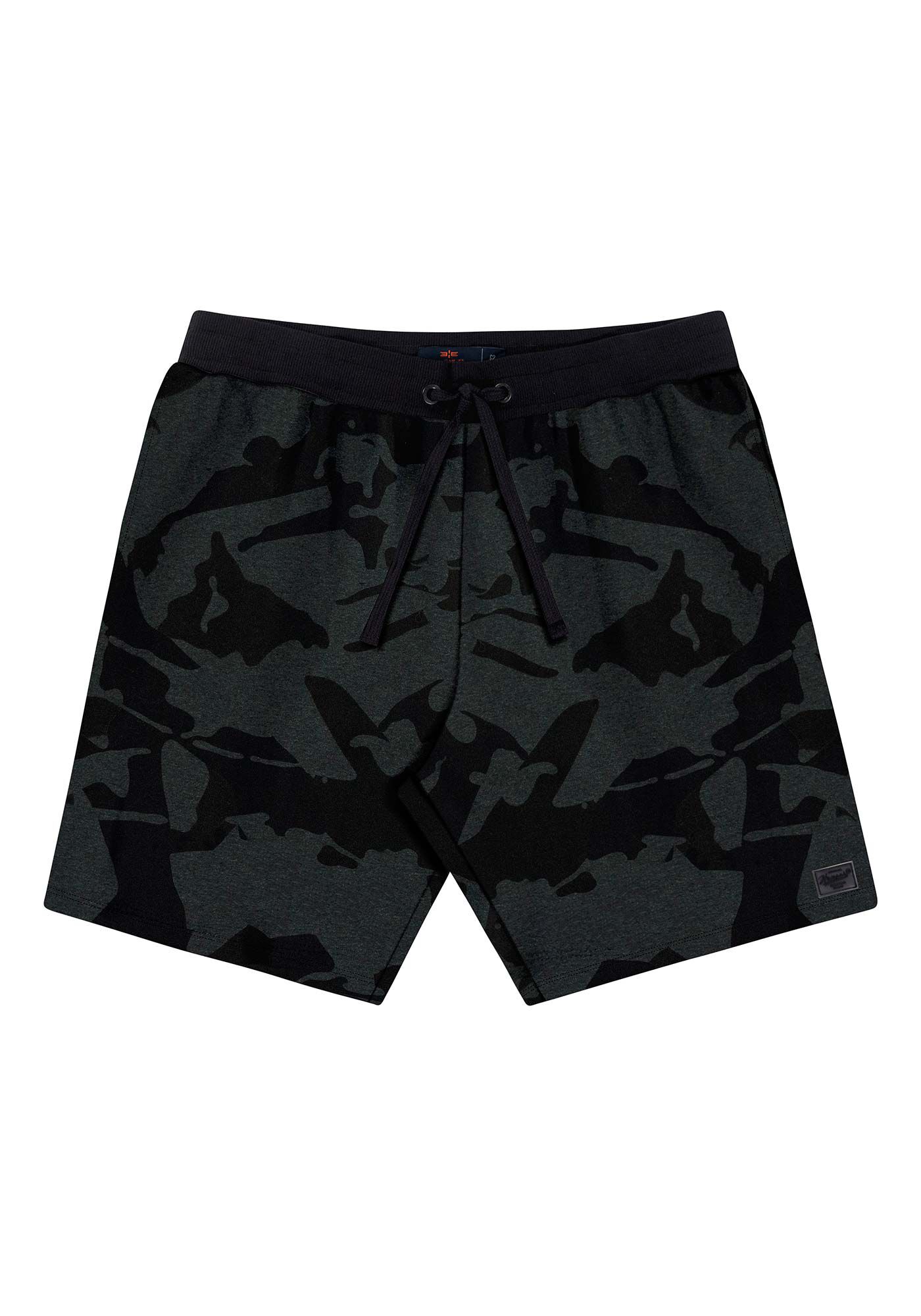 Bermuda de moletom estampada deals
