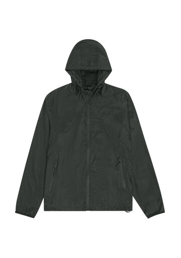 Jaqueta Em Tecido Poliamida Com Capuz E Zíper, VERDE FURIA. Jaqueta Em Tecido Poliamida Com Capuz E Zíper, VERDE FURIA, large.