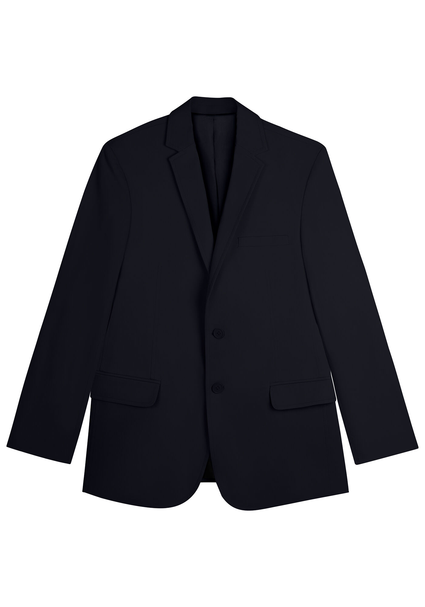 Blazer Social Comfort Em Sarja Com Elastano, PRETO, large.