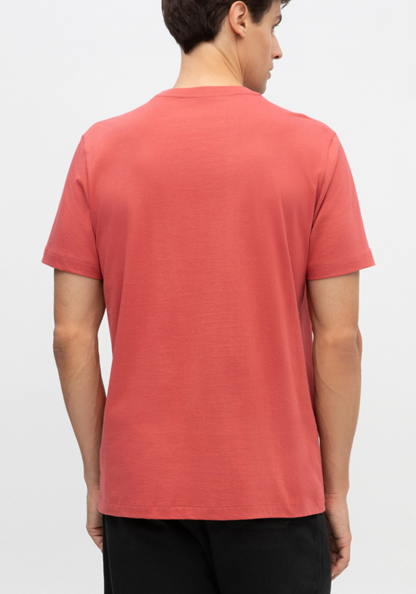 Camiseta B&aacute;sica De Mangas Curtas Colors, ROSA ASTRO, large.