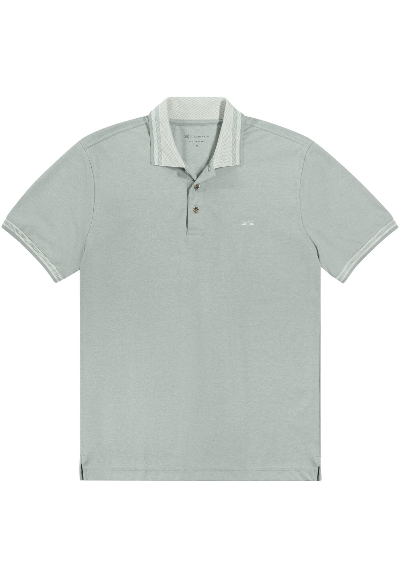 Camisa Polo Masculina em Malha Piquet Gold, VERDE TEOS, large.