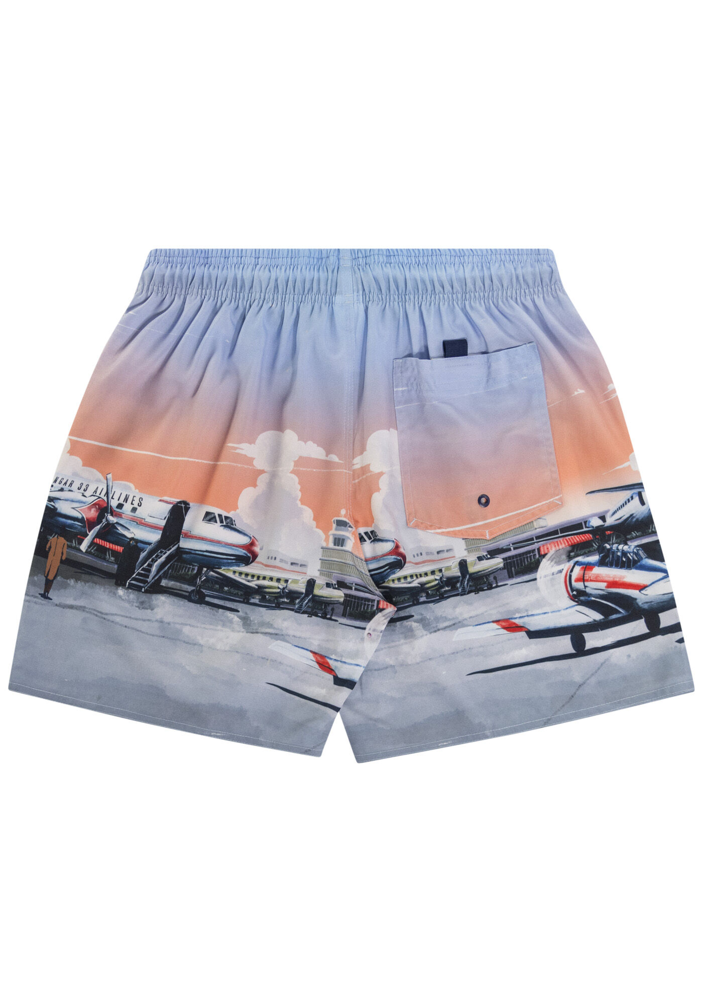 Shorts Masculino em Tecido Plano Estampado, MARINHO ACTION, large.