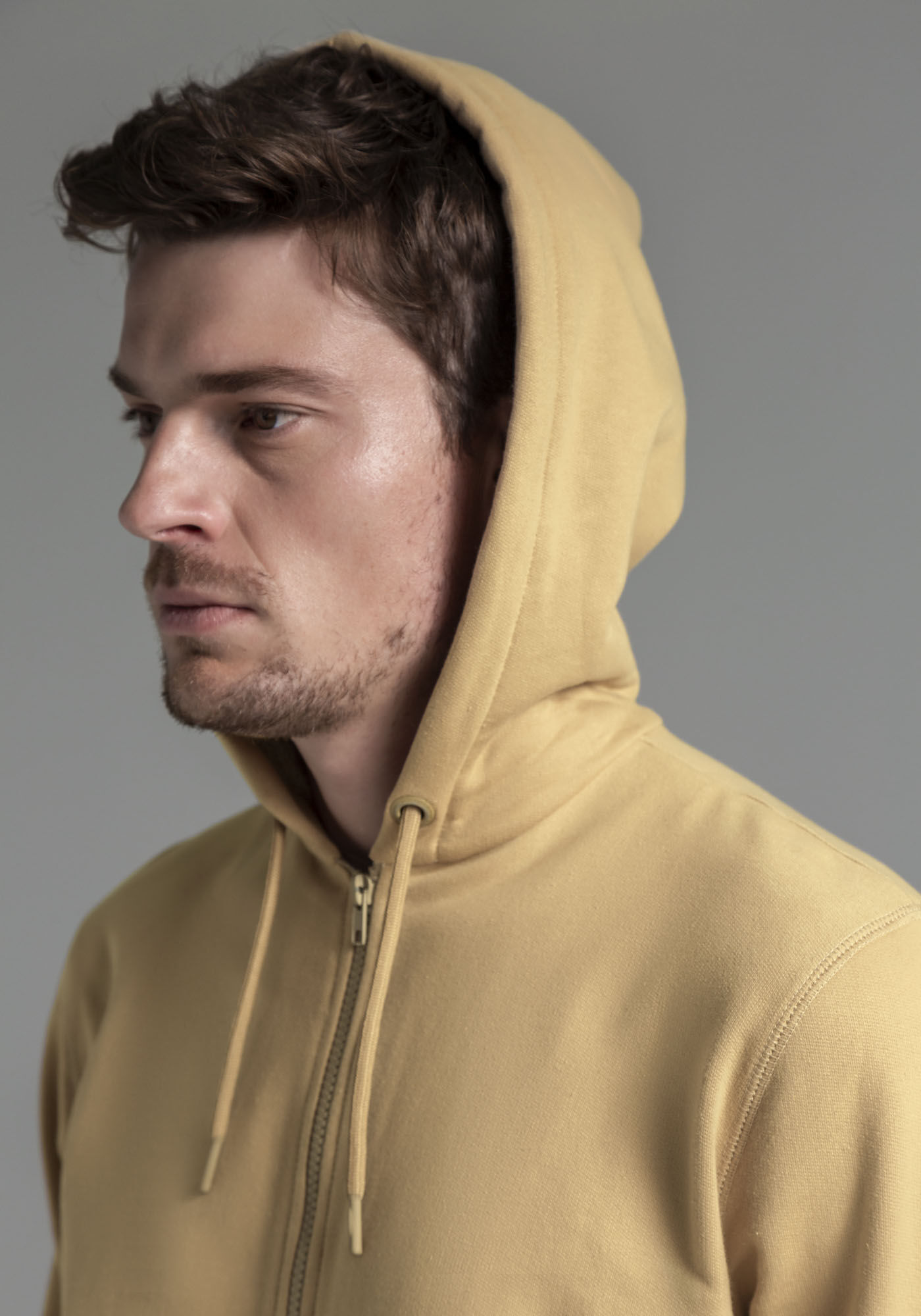 Jaqueta Masculina Tal Pai Tal Filho com Capuz Pelo, BEGE SERGE, large.