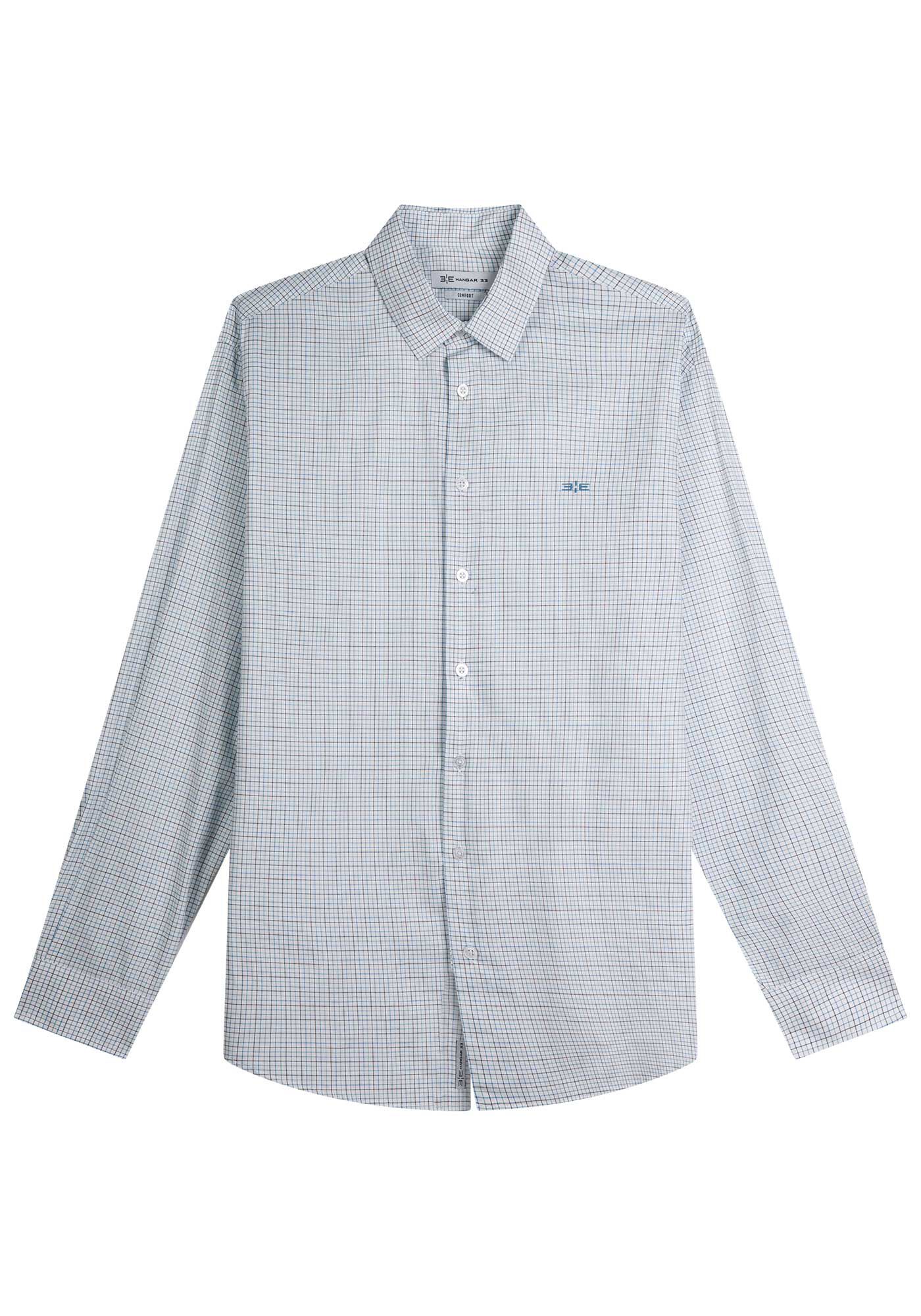 Camisa Masculina Comfort em Tricoline, VERDE, large.