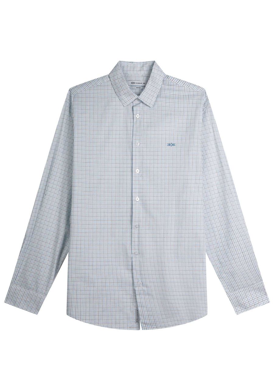 Camisa Masculina Comfort em Tricoline, VERDE. Camisa Masculina Comfort em Tricoline, VERDE, large.