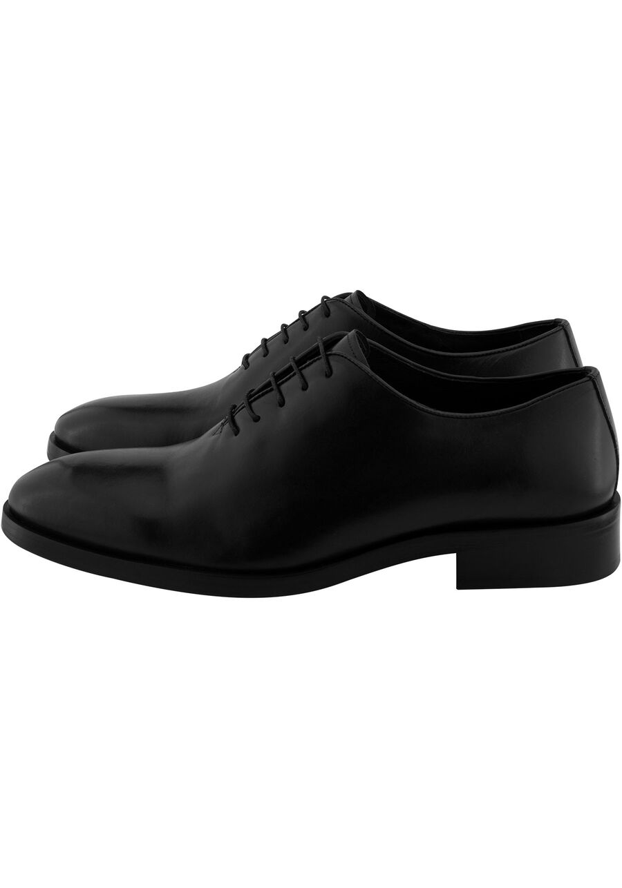 Sapato de couro sem costura Santos Dumont, PRETO. Sapato de couro sem costura Santos Dumont, PRETO, large.