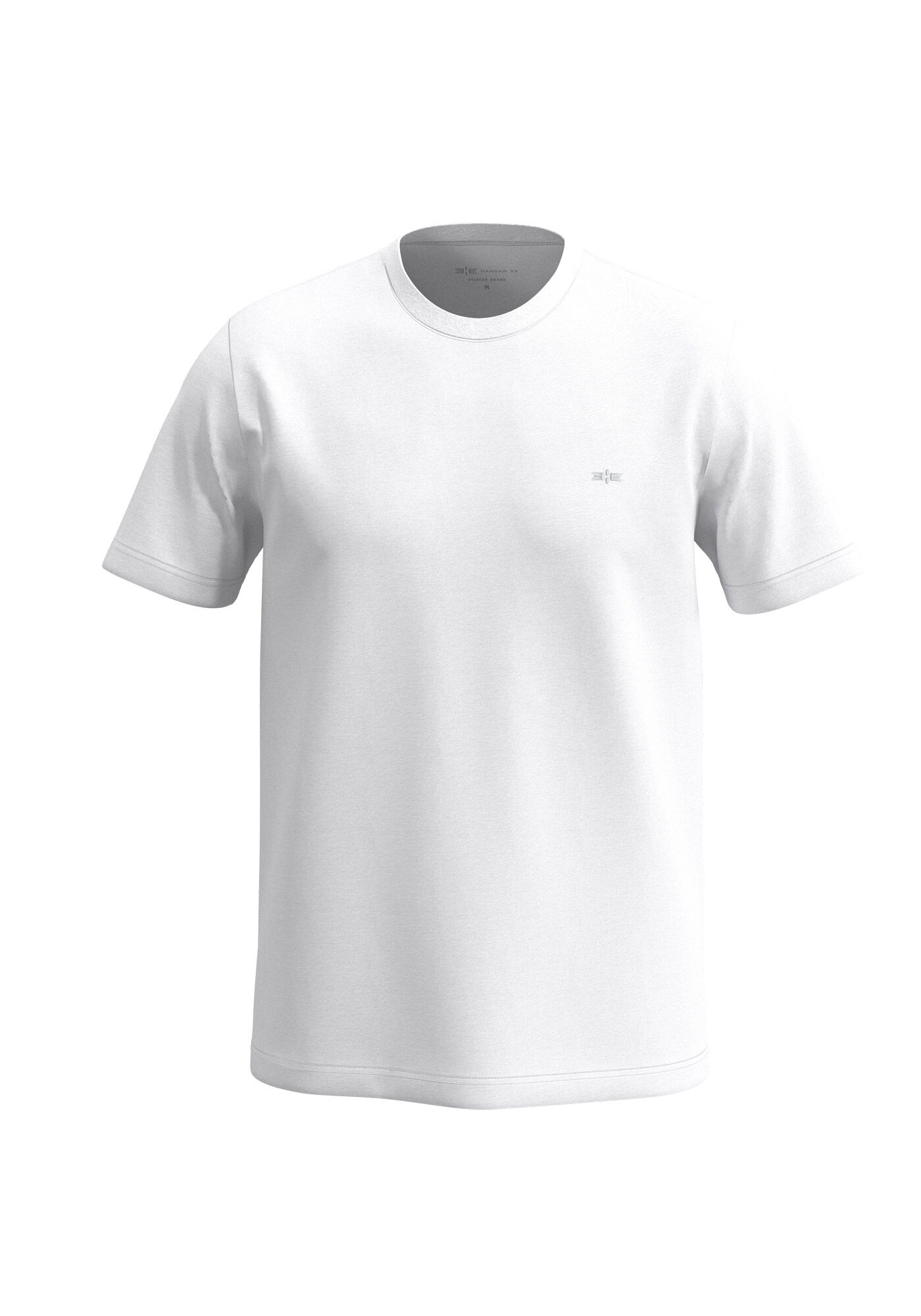 Camiseta B&aacute;sica De Mangas Curtas Colors, BRANCO, large.