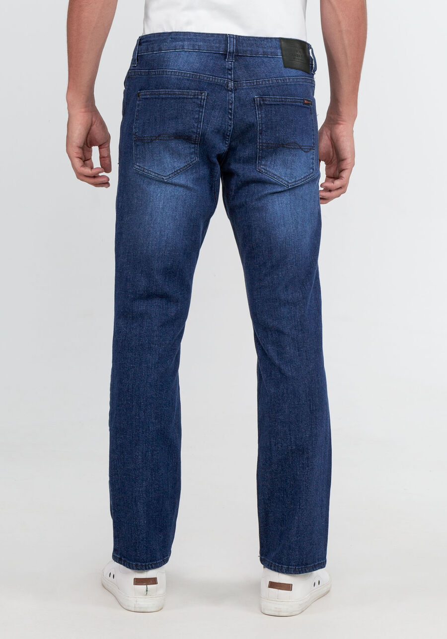 Calça Jeans Masculina Reta Big & Tall, JEANS, large.