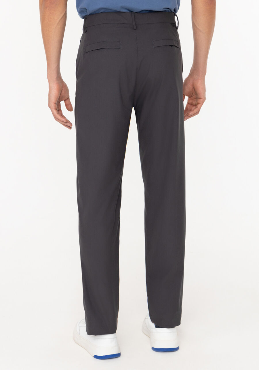 Calça Com Bolsos E Passantes No Cós, CINZA NIGHTCALL. Calça Com Bolsos E Passantes No Cós, CINZA NIGHTCALL, large.