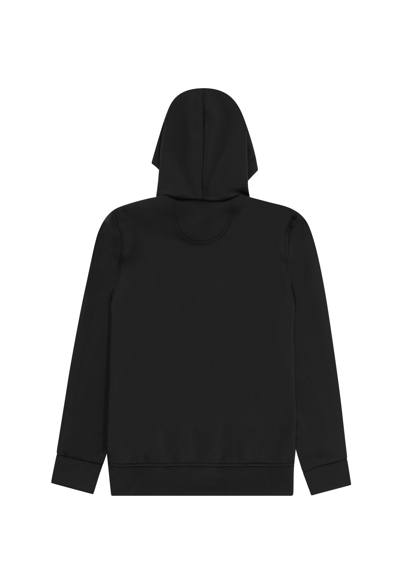 Blus&atilde;o Masculino em Malha Splash com Capuz, PRETO REATIVO, large.