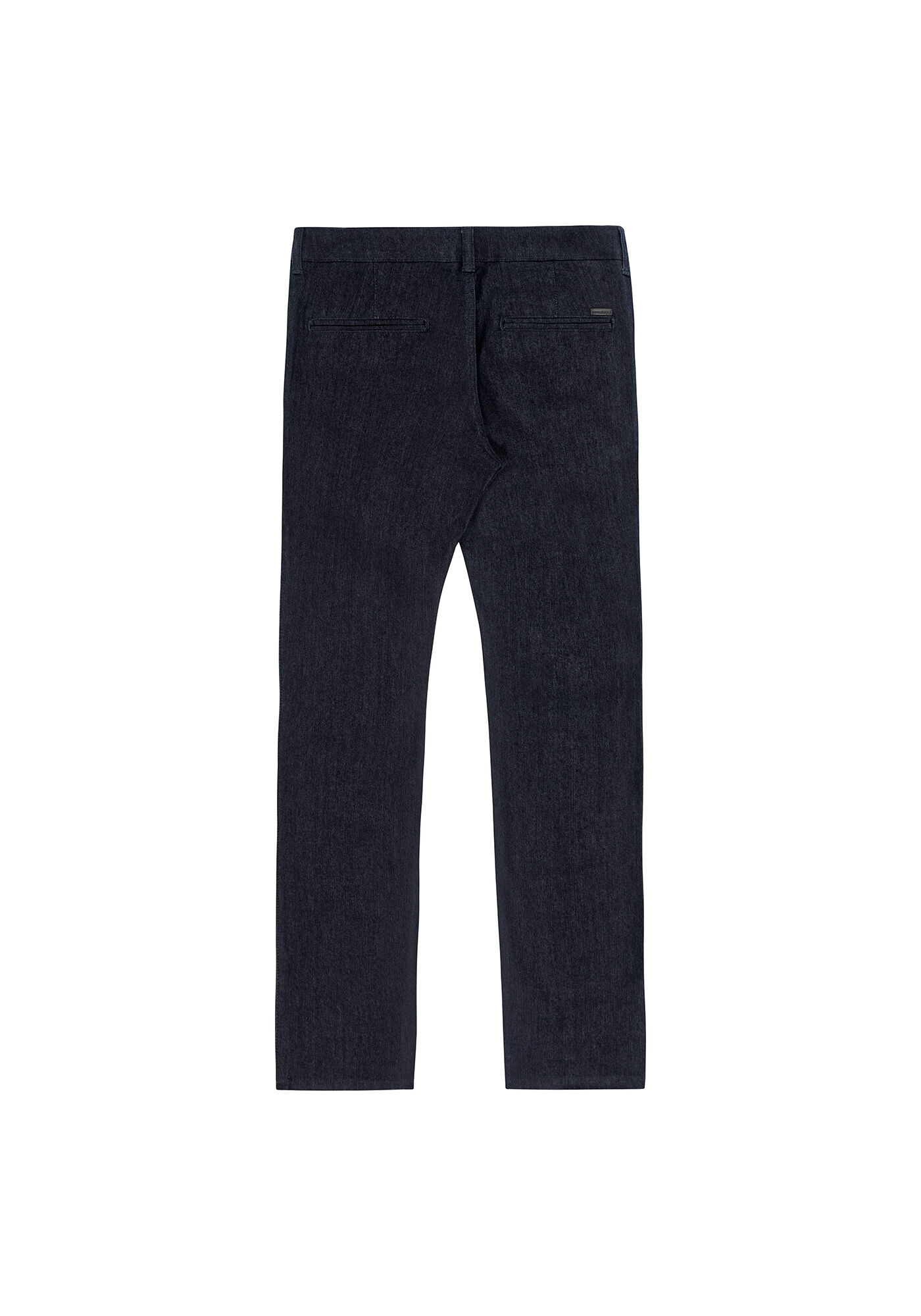 Cal&ccedil;a Jeans Reta estilo chino, JEANS ESCURO, large.