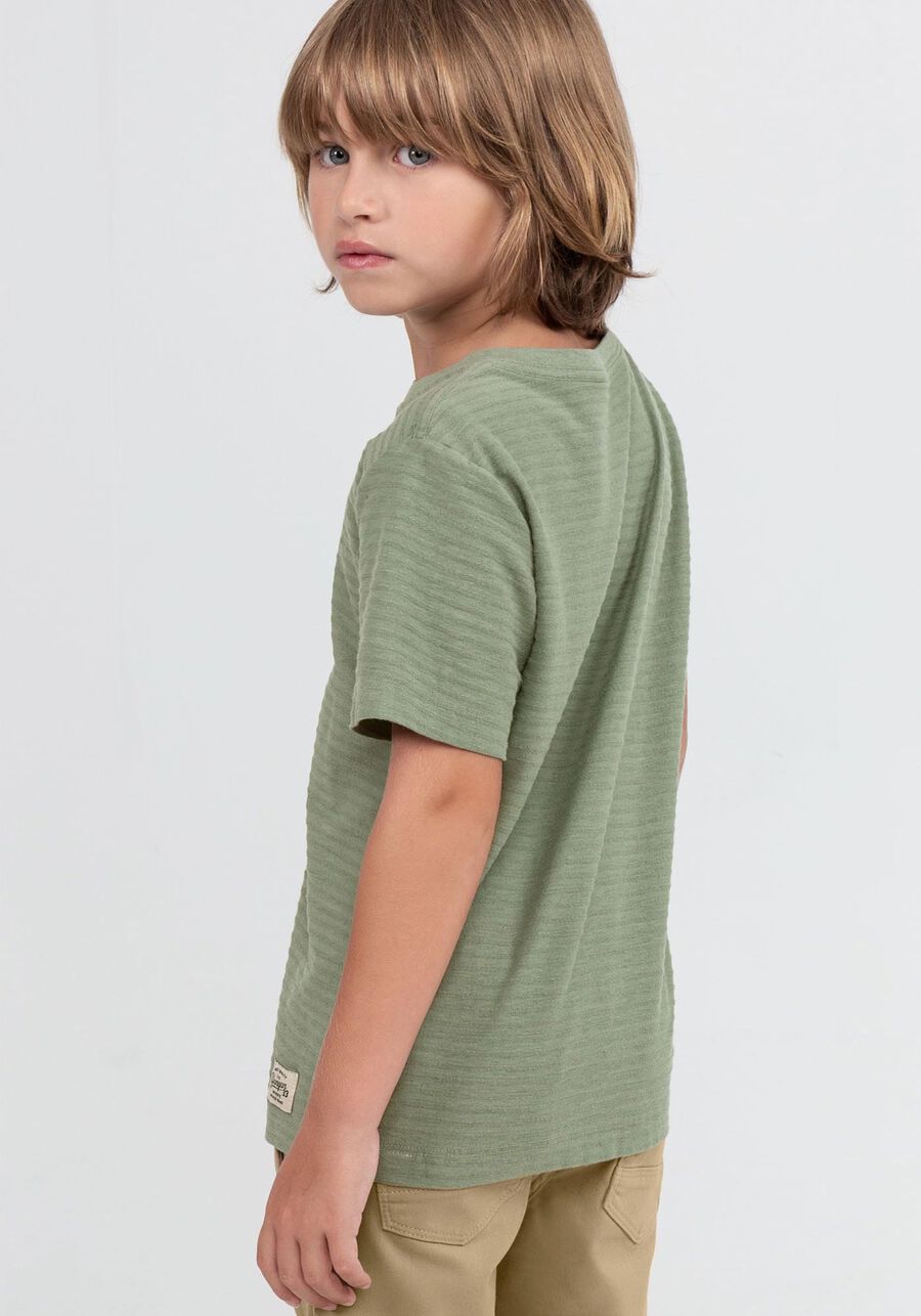 Camiseta Infantil Menino Tal Pai Tal Filho Bordada, VERDE MINERAL. Camiseta Infantil Menino Tal Pai Tal Filho Bordada, VERDE MINERAL, large.