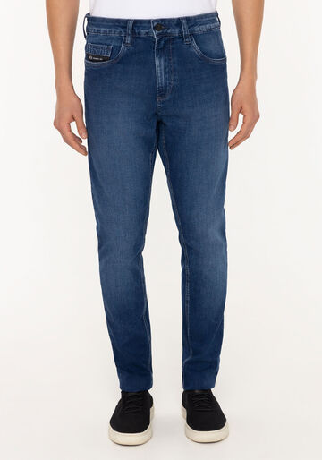 Calça Jeans Skinny Masculina Com Elastano Turbohélice, JEANS. Calça Jeans Skinny Masculina Com Elastano Turbohélice, JEANS, large.