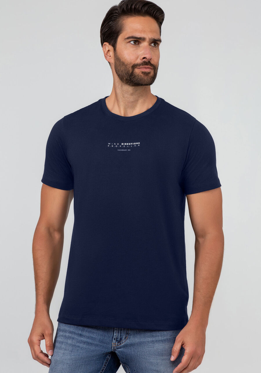 Camisa Masculina em Malha Pima com Manga Curta, MARINHO ACTION. Camisa Masculina em Malha Pima com Manga Curta, MARINHO ACTION, large.