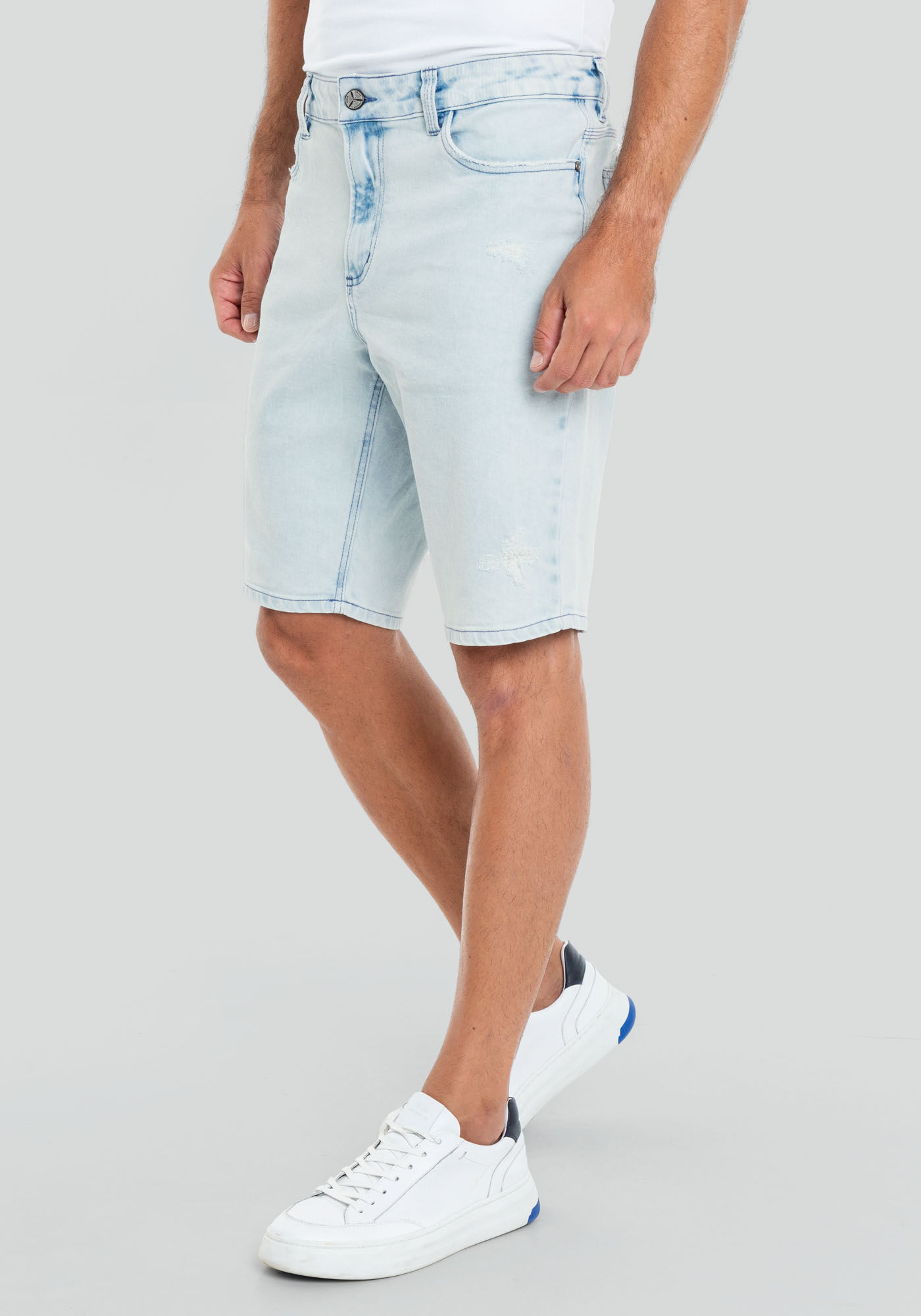 Bermuda jeans masculina clara hot sale