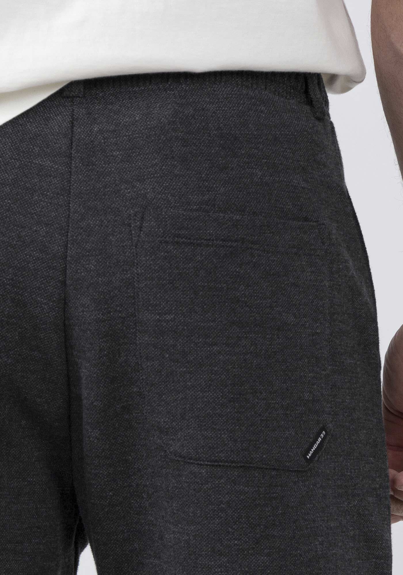 Bermuda Masculina Reta em Moletom Tal pai Tal Filho, PRETO REATIVO, large.