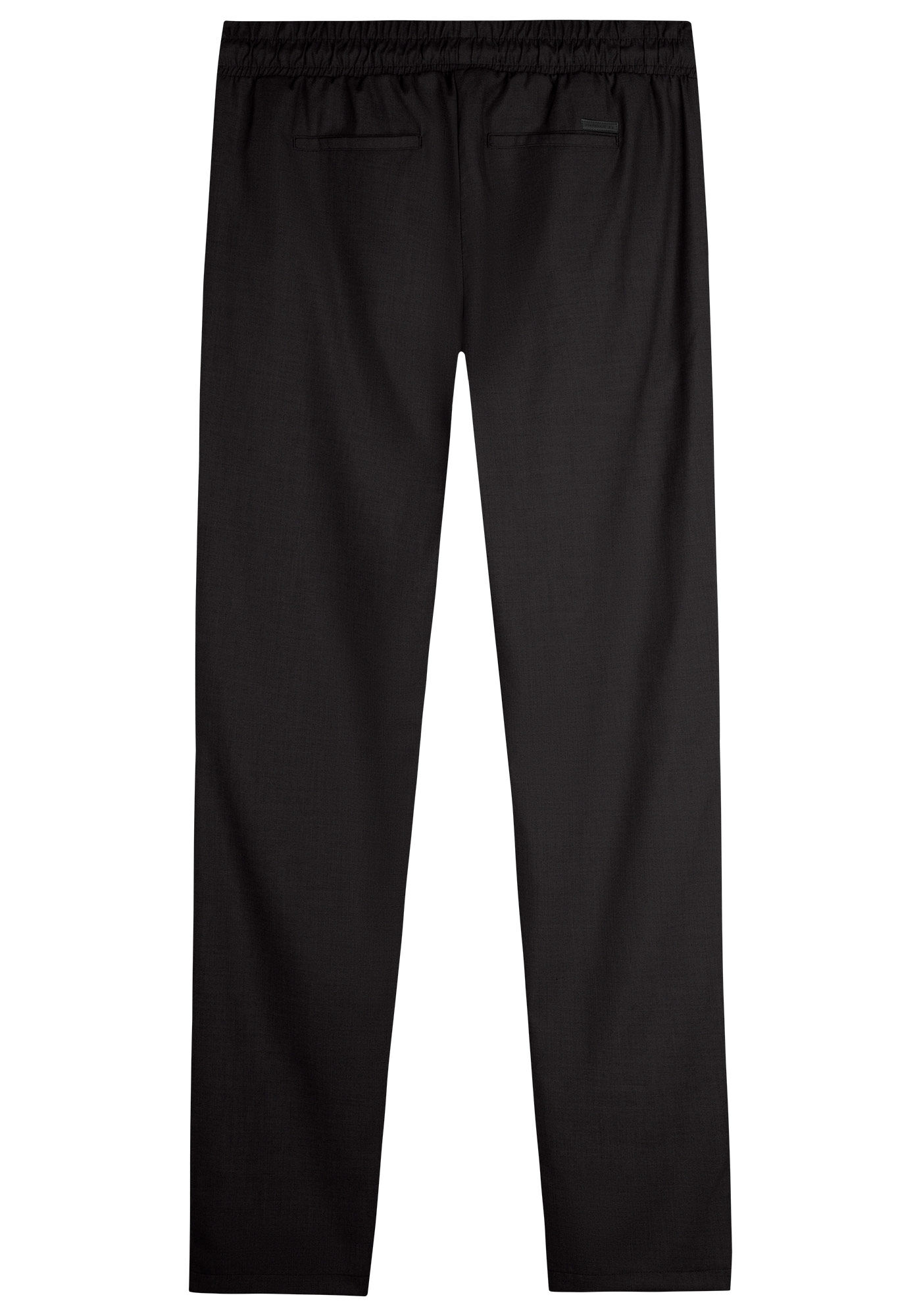 Cal&ccedil;a Masculina Reta em Tecido Alfaiataria, PRETO REATIVO, large.