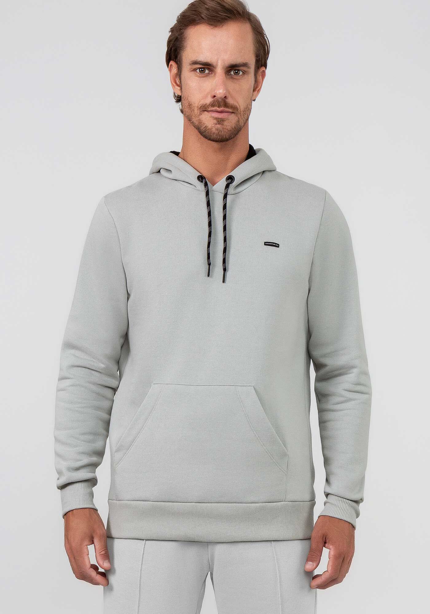 Blus&atilde;o Masculino com Capuz Tal Pai Tal Filho, CINZA FOG, large.