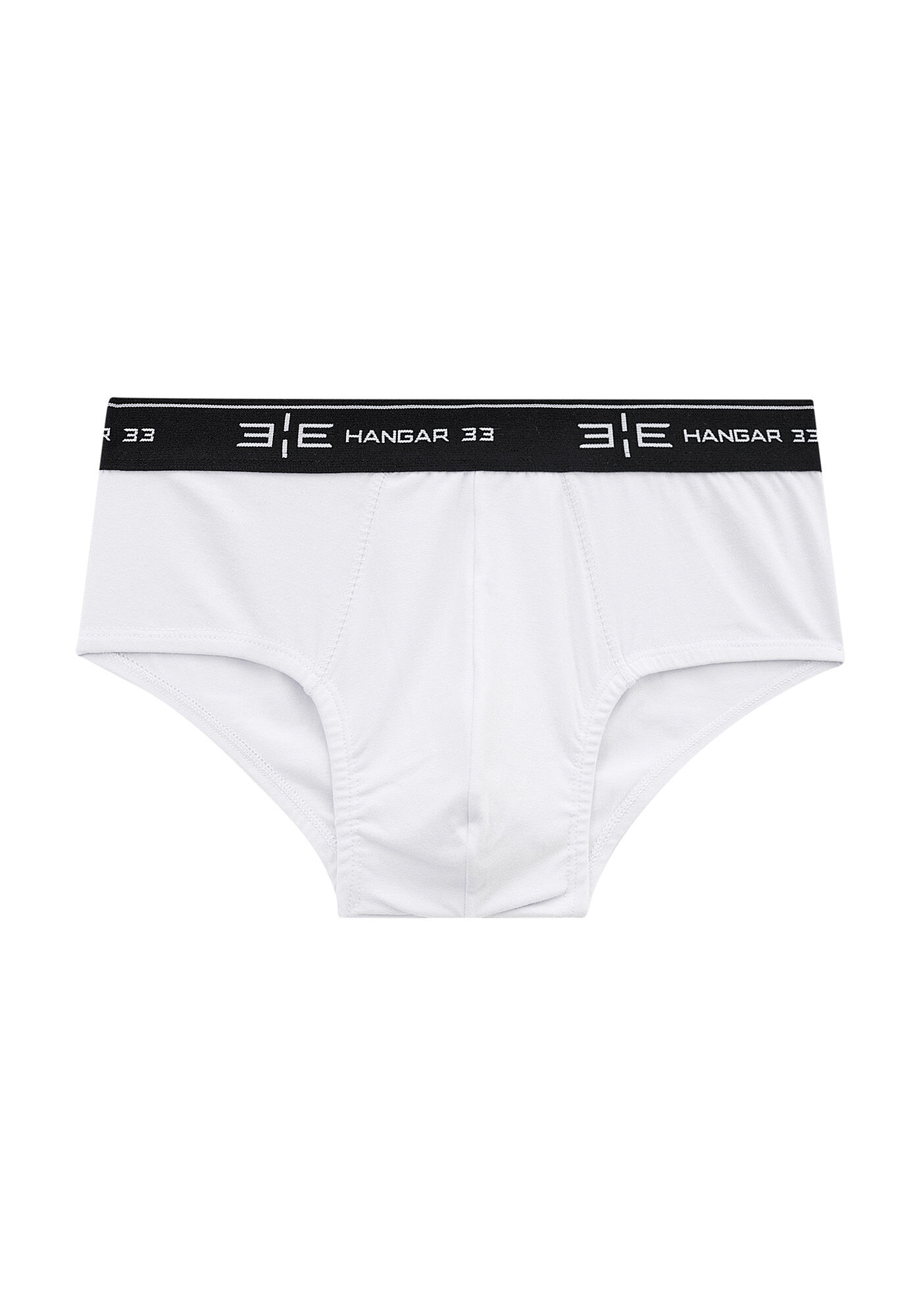 Cueca Slip Em Malha De Algod&atilde;o Com Elastano, BRANCO, large.