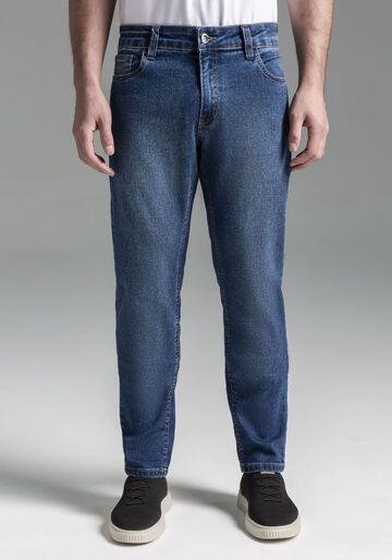 Calça Jeans Masculina Slim com Elastano, JEANS, large.