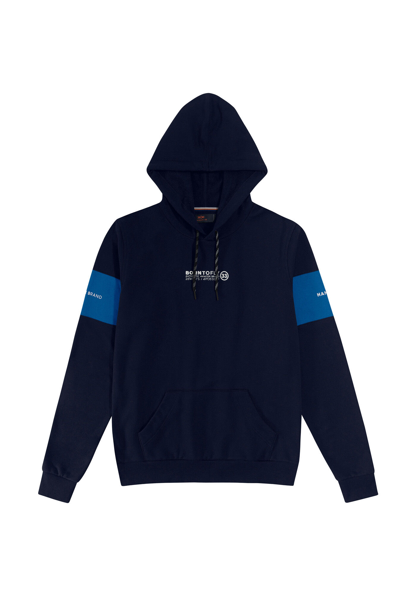 Blus&atilde;o em Moletom com Recorte Mangas Juvenil, MARINHO IMPERIO, large.