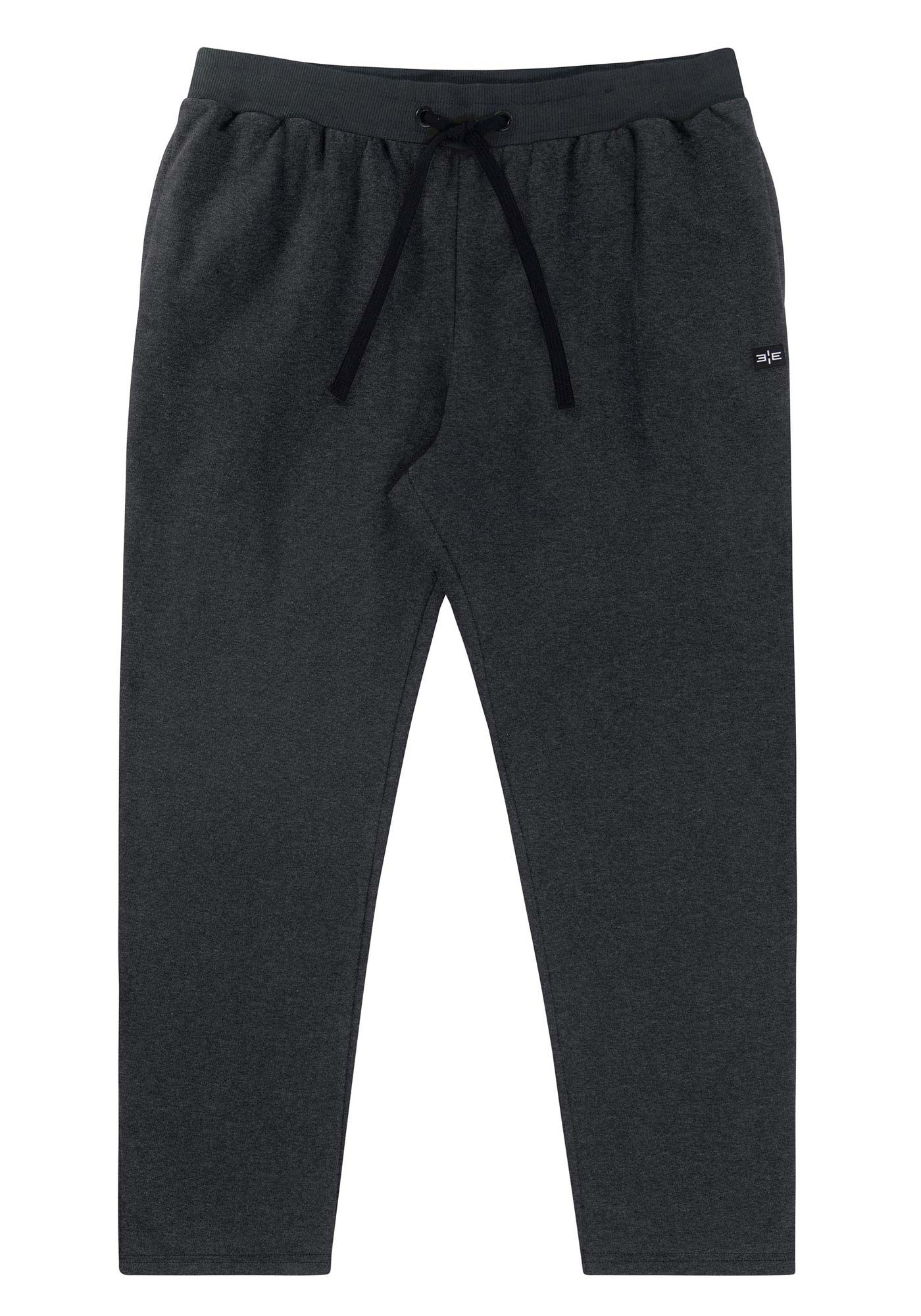 Cal&ccedil;a em Moletom com Bolsos Big & Tall, GRAFITE, large.