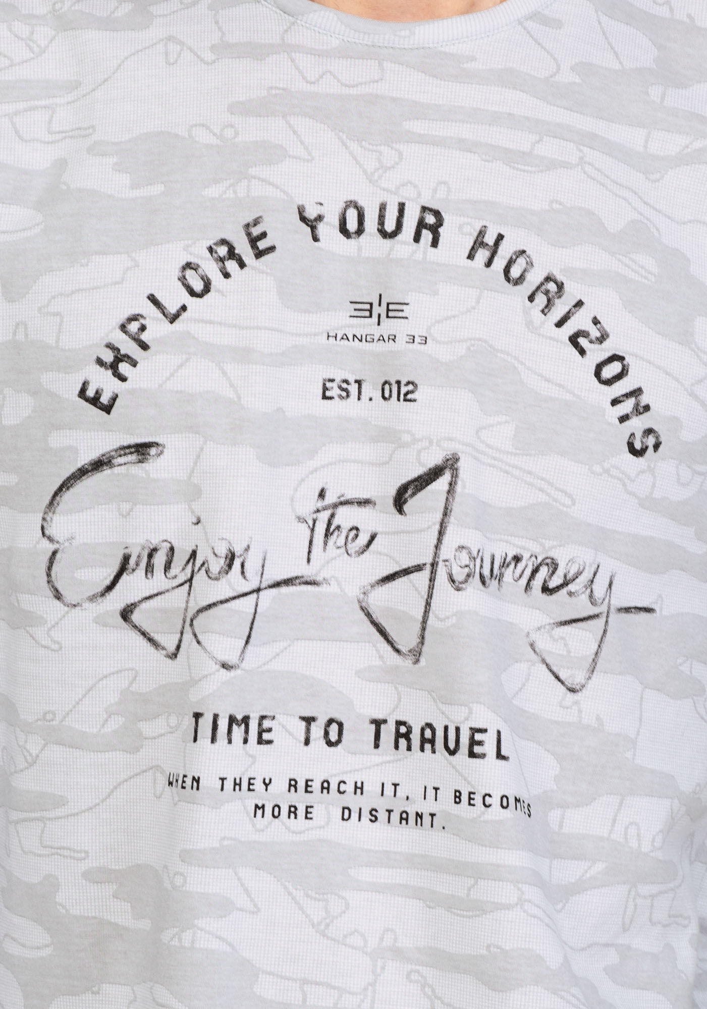 Camiseta Manga Longa Estampada Tal Pai Tal Filho, GRID CINZA, large.