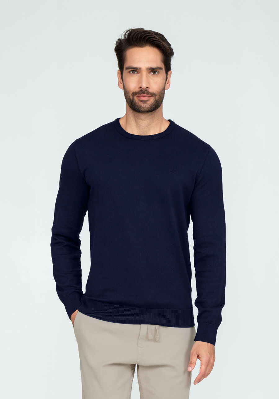 Blusão Masculino em Tricô, MARINHO ACTION. Blusão Masculino em Tricô, MARINHO ACTION, large.