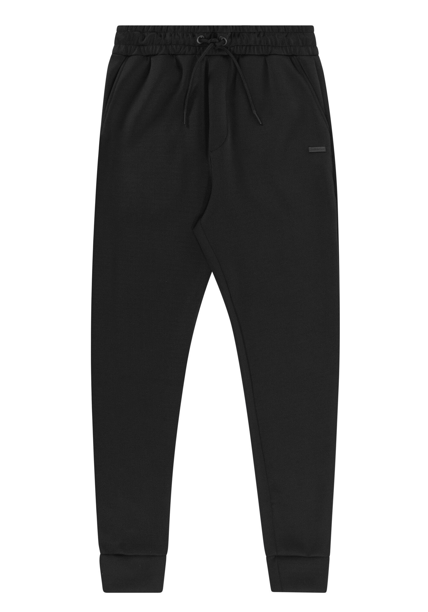 Cal&ccedil;a Jogger Masculina em Malha Splash com Cadar&ccedil;o, PRETO REATIVO, large.