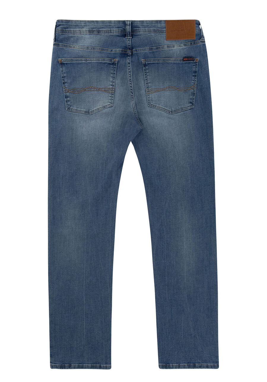 Calça Jeans Slim Lavagem Média Não Laceia, . Calça Jeans Slim Lavagem Média Não Laceia, , large.