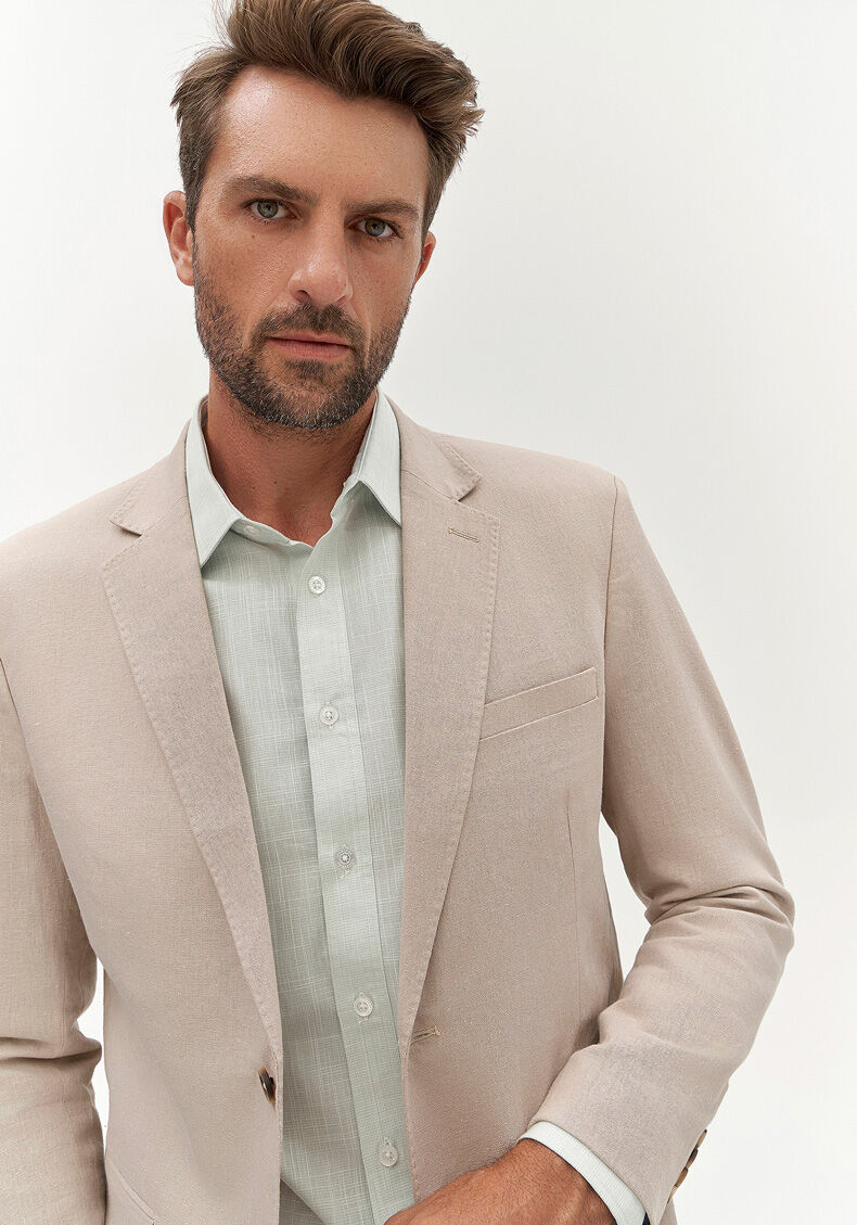 Blazer Masculino em Linho Alfaiataria Hangar 33