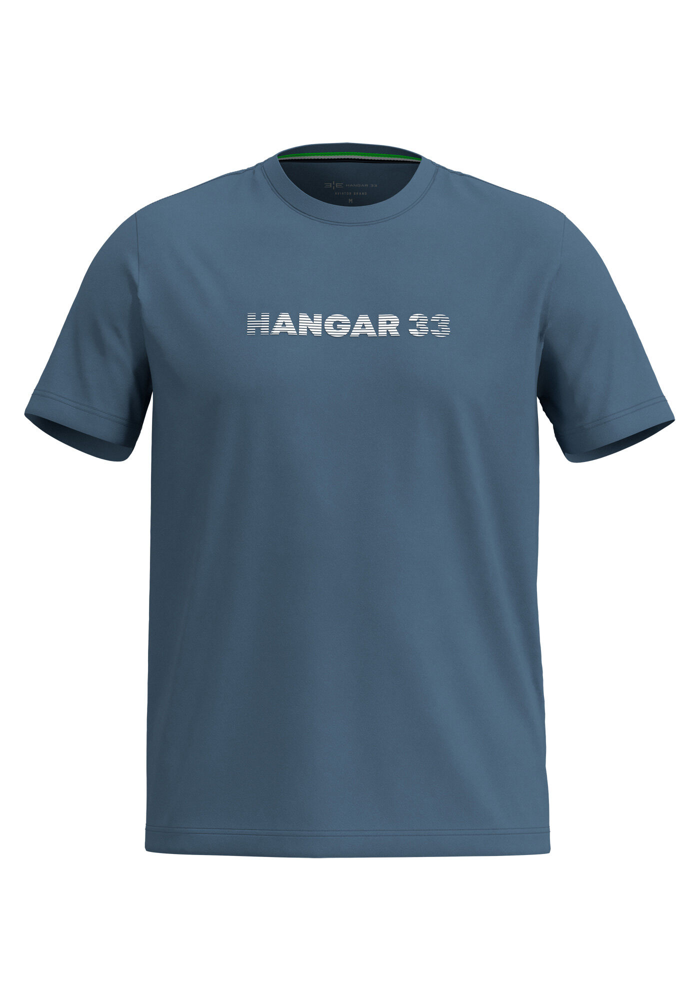 Camiseta De Mangas Curtas Em Meia Malha Fio 30 Com Estampa, MARINHO CRISTAL, large.