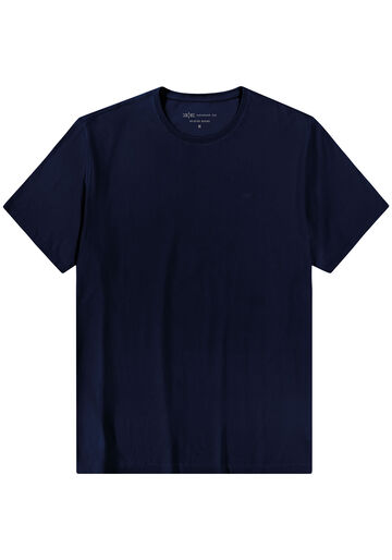 Camiseta Masculina em Malha Clássica Big & Tall, 3574 MARIN, large.