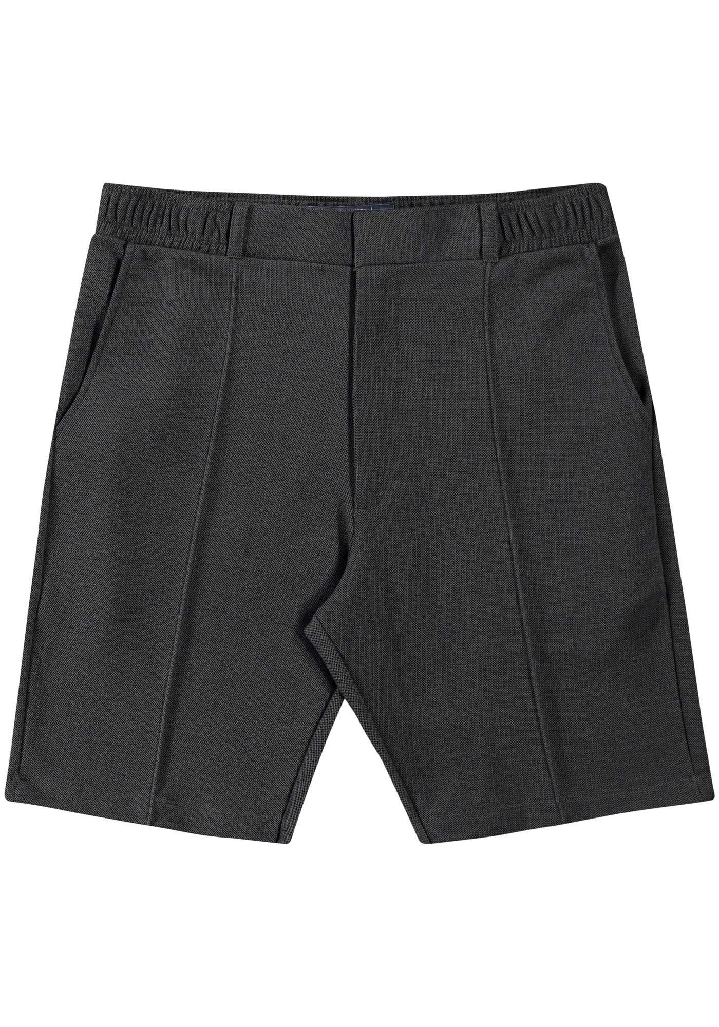 Bermuda Masculina Reta em Moletom Tal pai Tal Filho, PRETO REATIVO, large.