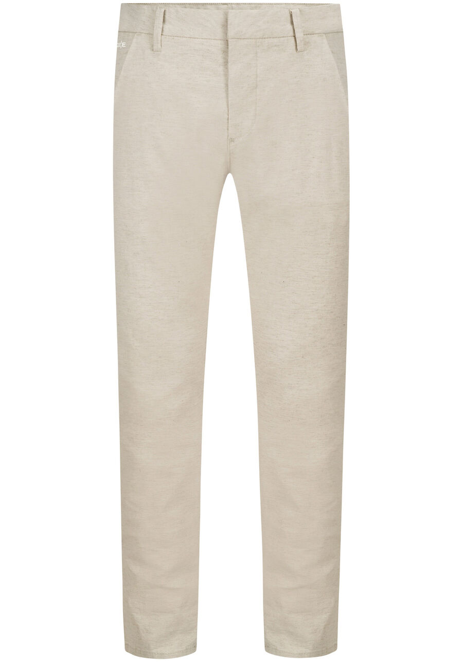 Calça Sarja Masculina Slim Chino, NATURAL. Calça Sarja Masculina Slim Chino, NATURAL, large.