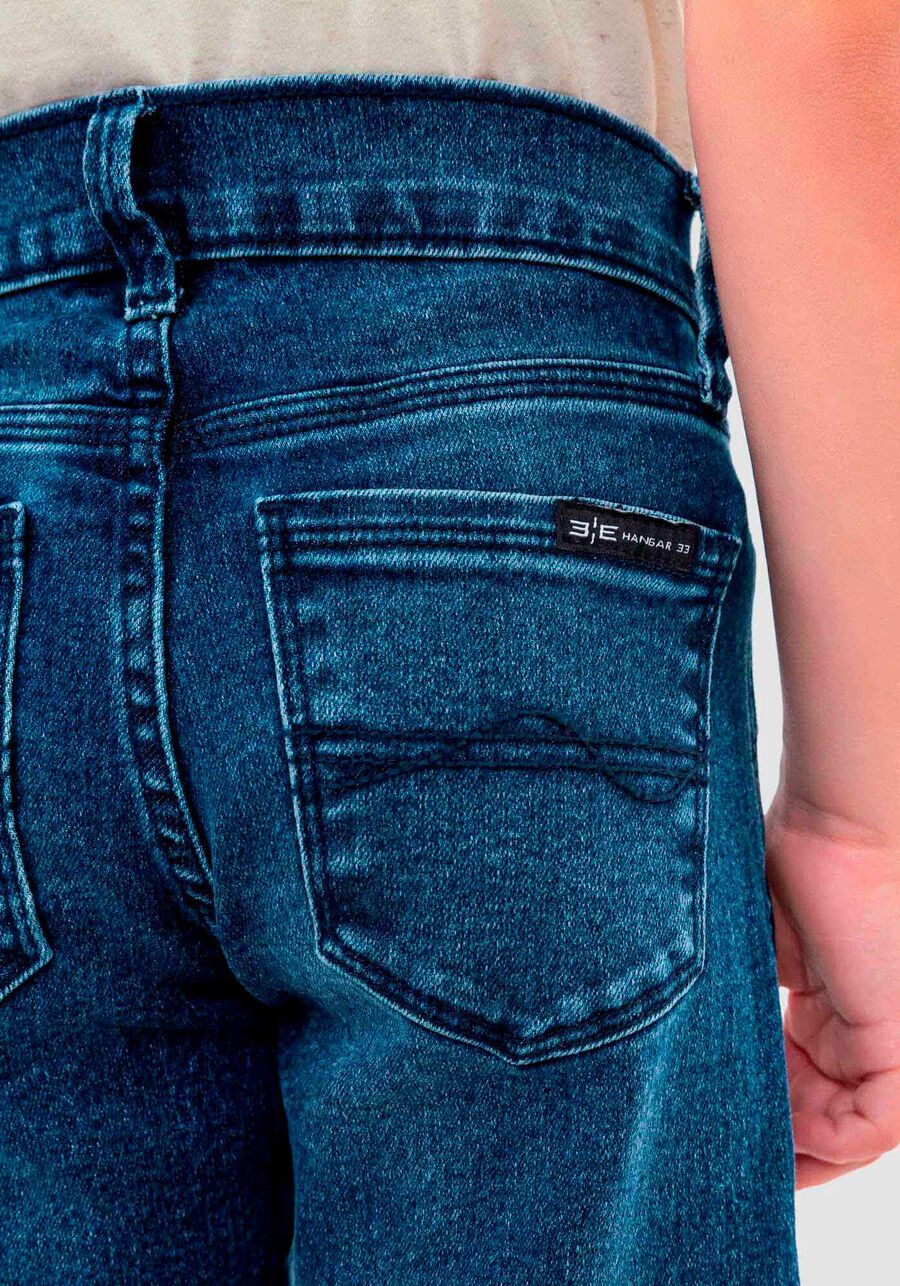 Calça Jeans Infantil Slim com Regulador Cós, JEANS, large.
