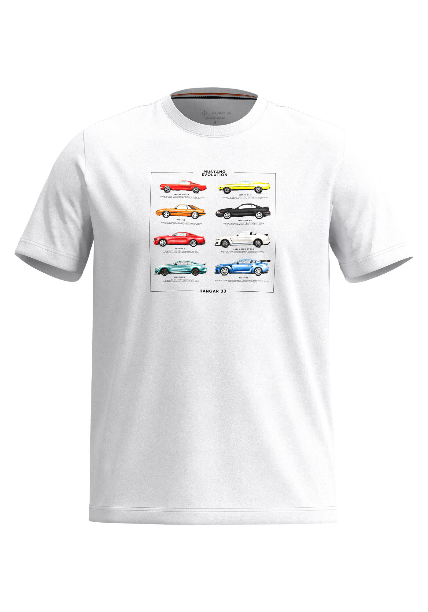 Camiseta Com Estampa Em Meia Malha De Algod&atilde;o Pr&eacute;-encolhida, BRANCO, large.