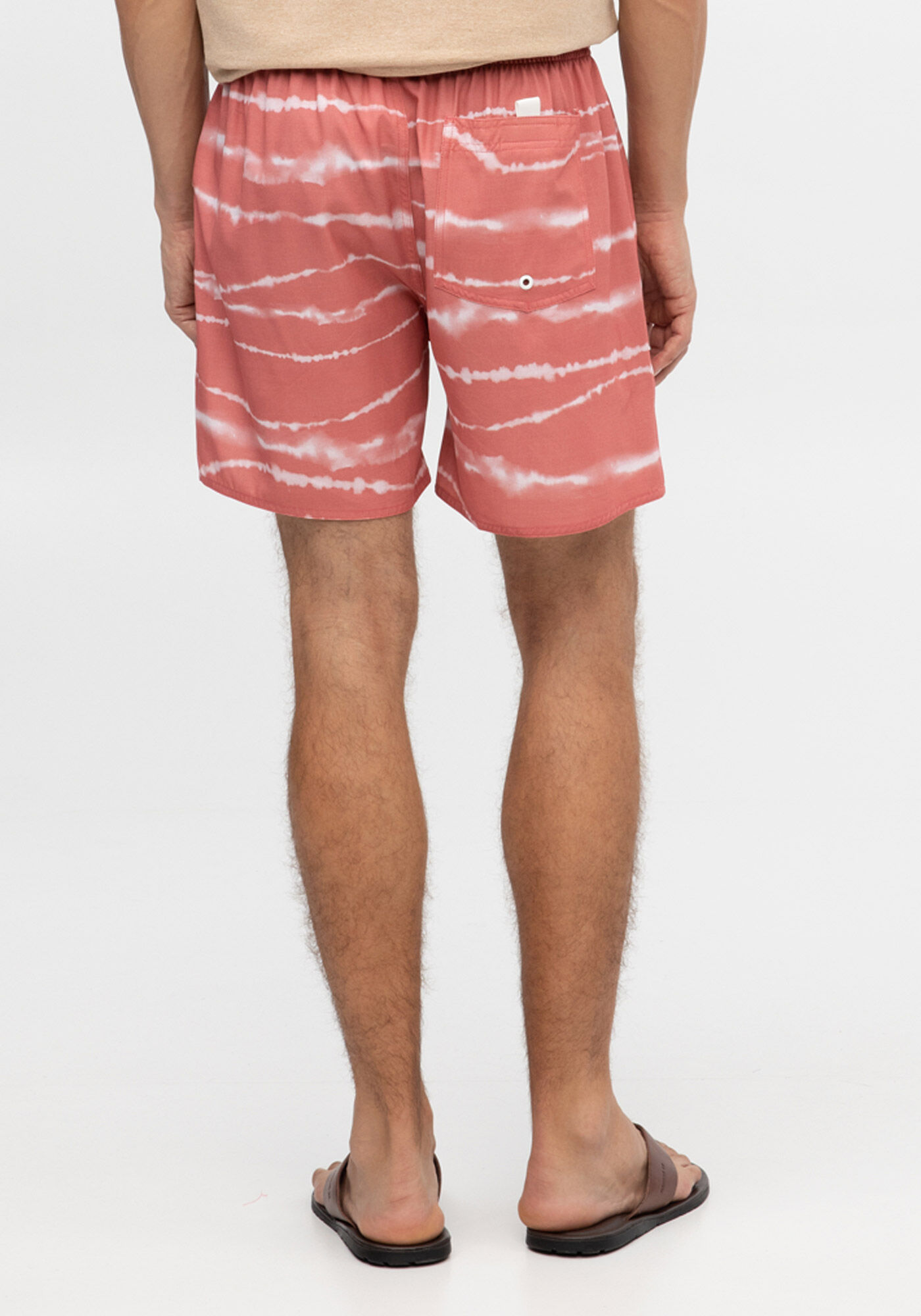 Shorts Tecido Plano Com Elastano, ROSA CADMIUM, large.